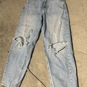 Garage Light Blue High Rise Women Jeans